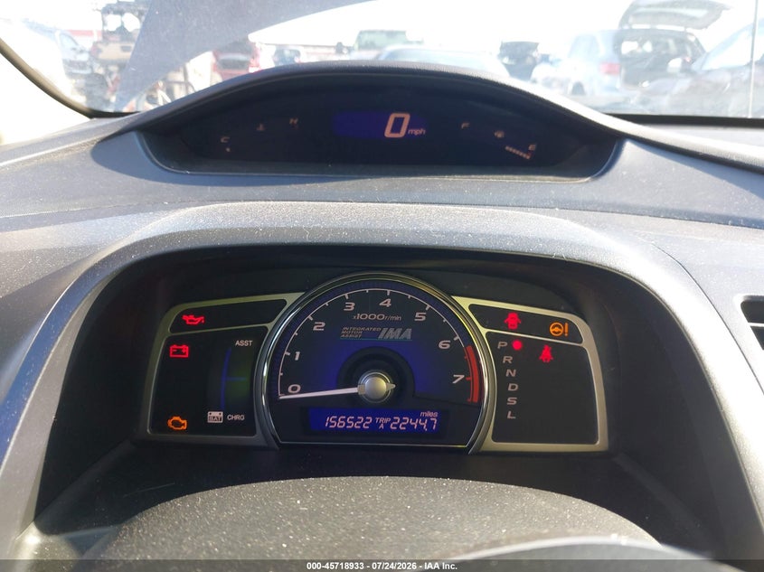 2007 HONDA CIVIC SEDAN 1.3L I-4 VVT, 93HP