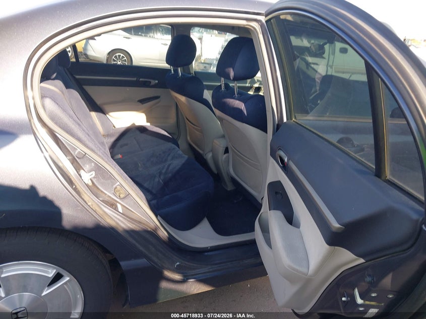 2007 HONDA CIVIC SEDAN 1.3L I-4 VVT, 93HP