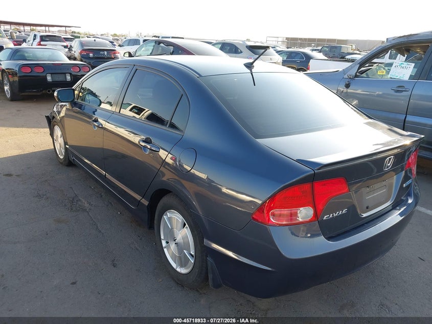 2007 HONDA CIVIC SEDAN 1.3L I-4 VVT, 93HP