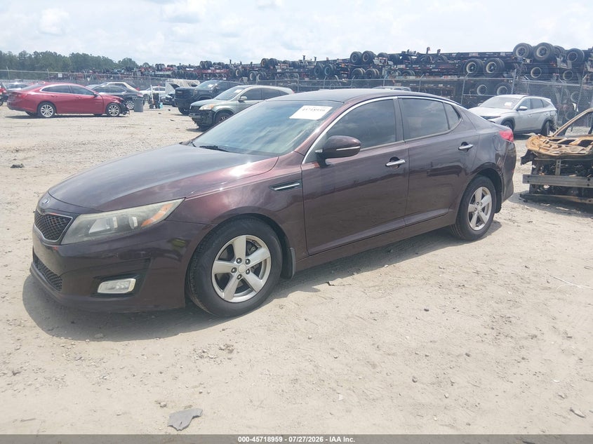 Vin: 5xxgm4a70fg396203, lot: 46217641, kia optima lx 20152