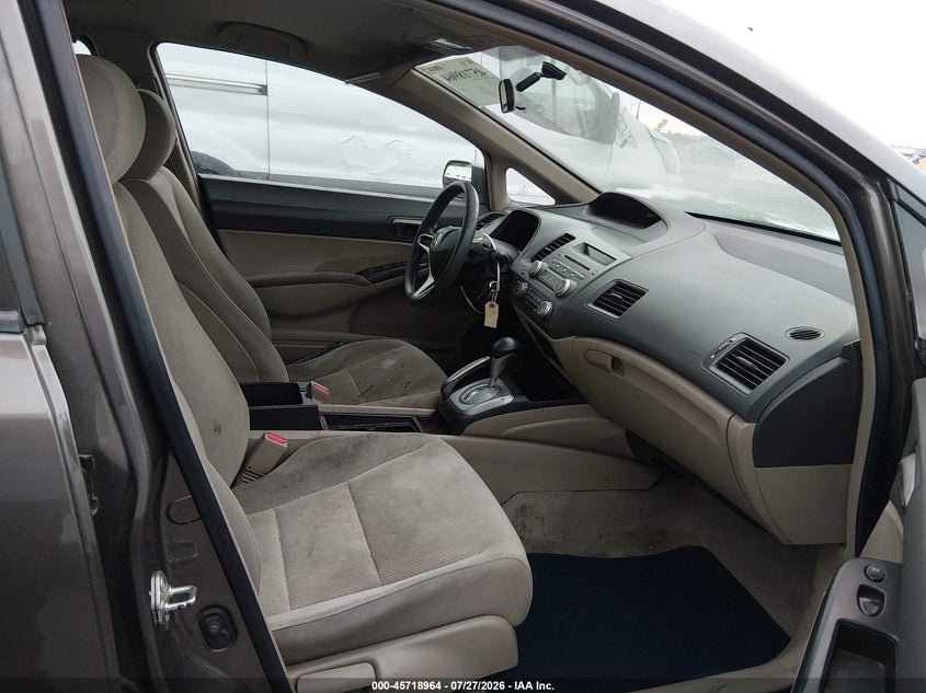 2010 HONDA CIVIC SEDAN 1.8L I-4 VVT, 140HP