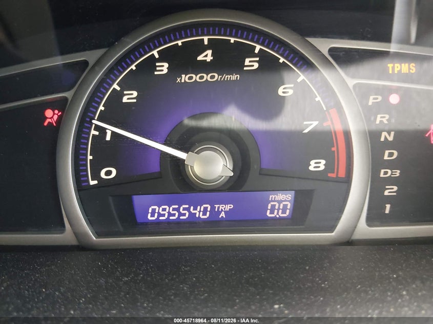2010 HONDA CIVIC SEDAN 1.8L I-4 VVT, 140HP
