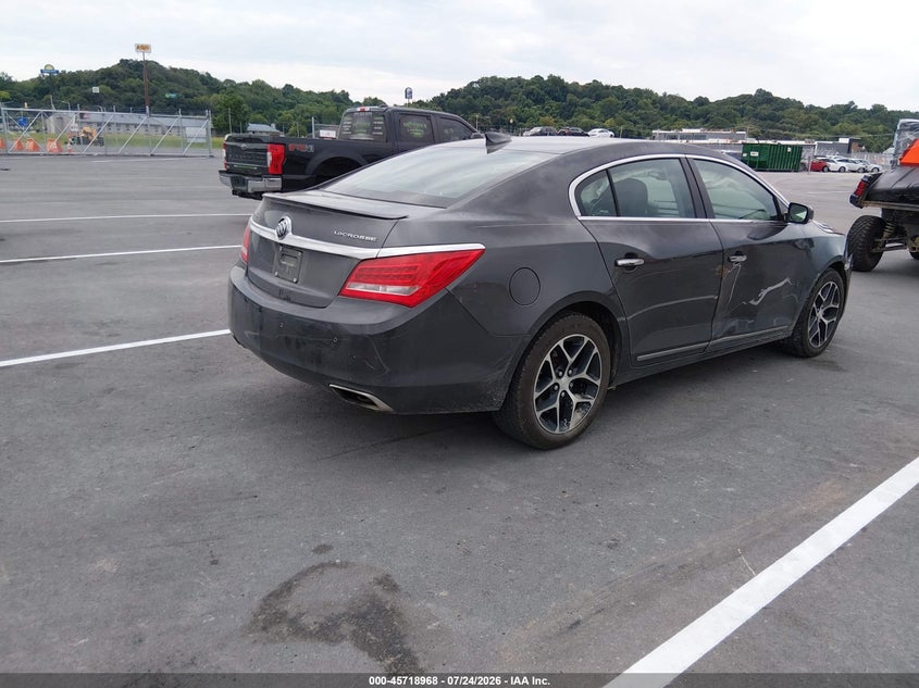 Vin: 1g4g45g30gf169597, lot: 46217650, buick lacrosse sport touring 20164