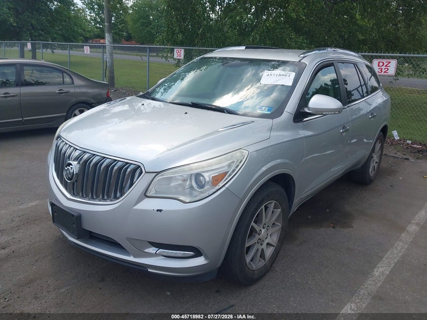 Vin: 5gakrbkd8fj272889, lot: 46217664, buick enclave leather 20152