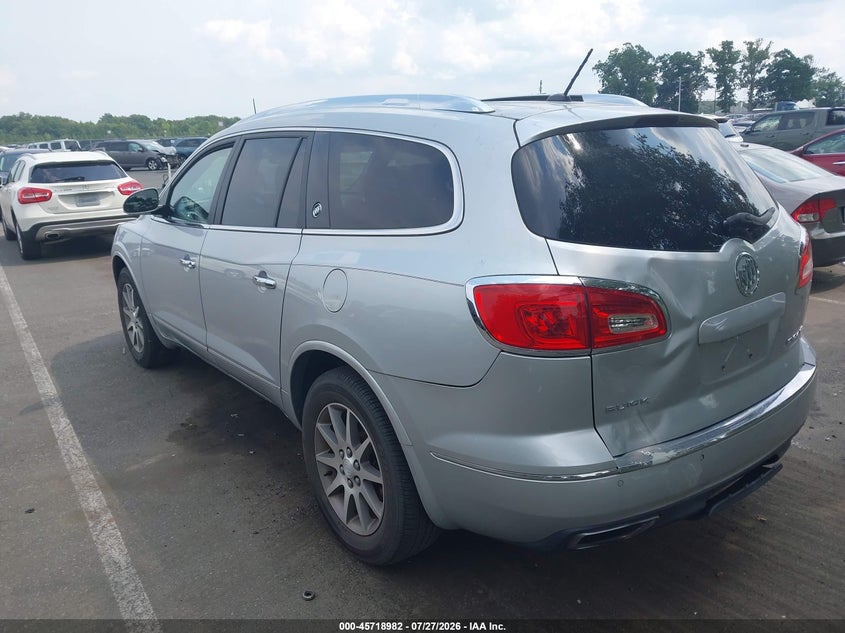 Vin: 5gakrbkd8fj272889, lot: 46217664, buick enclave leather 20153
