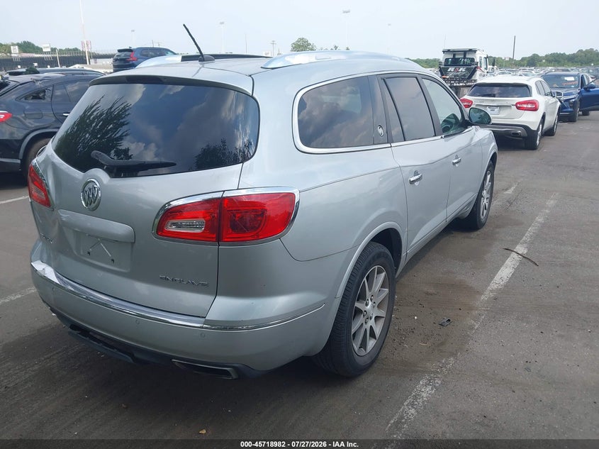 Vin: 5gakrbkd8fj272889, lot: 46217664, buick enclave leather 20154