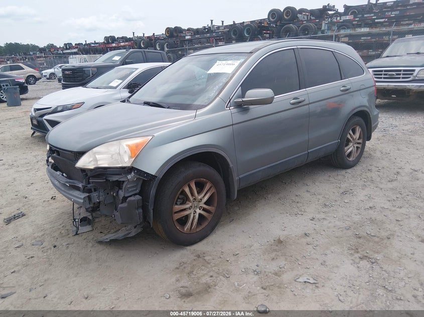 Vin: jhlre3h73ac005725, lot: 46217688, honda cr-v ex-l 20102