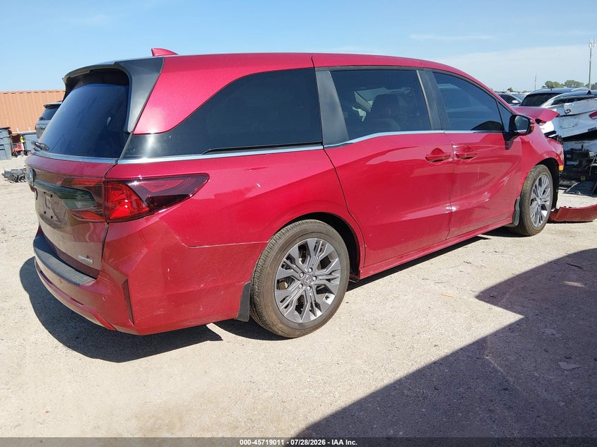 Vin: 5fnrl6h80sb017557, lot: 46217693, honda odyssey touring 20254