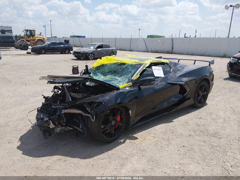 Vin: 1g1y83d49l5115688, lot: 46217697, chevrolet corvette stingray 20202