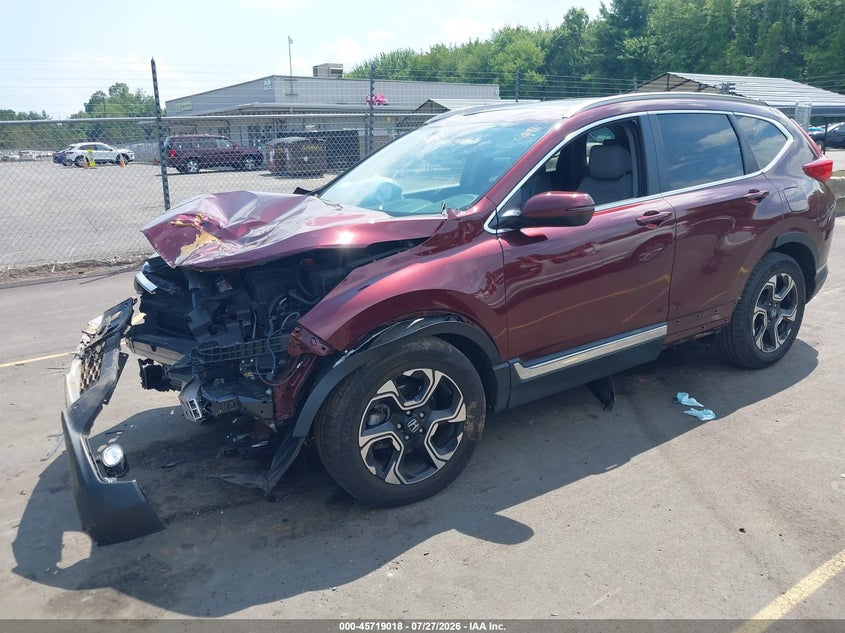 Vin: 2hkrw2h93kh625986, lot: 46217700, honda cr-v touring 20192