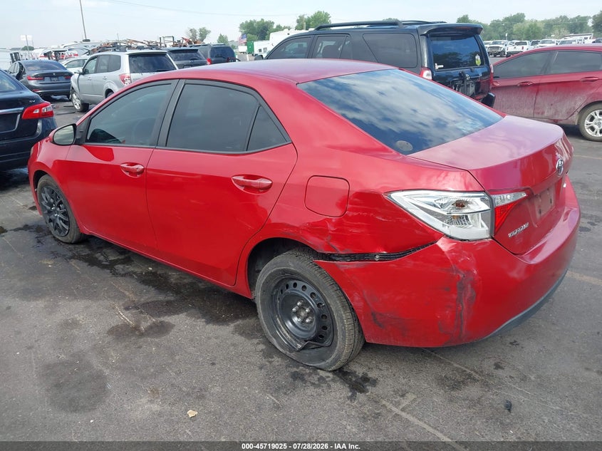 Vin: 2t1burhe9fc297043, lot: 46217707, toyota corolla le 20153