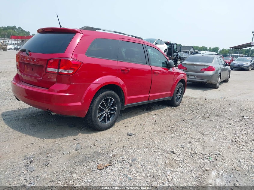 Vin: 3c4pddag1ht566902, lot: 46217757, dodge journey se awd 20174
