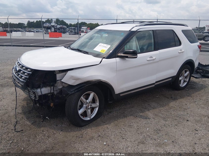 Vin: 1fm5k8d86hga96021, lot: 46217767, ford explorer xlt 20172