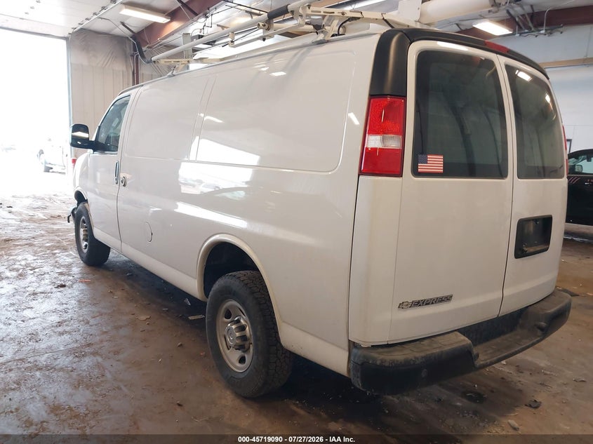 Vin: 1gcwgaff6h1123556, lot: 46217772, chevrolet express 2500 work van 20173