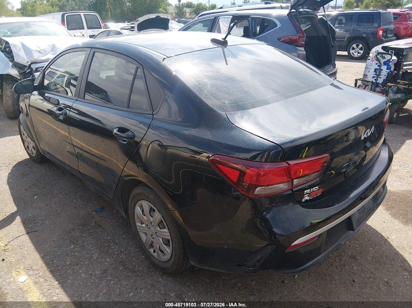 Vin: 3kpa24ad1ne469829, lot: 46217785, kia rio lx 20223