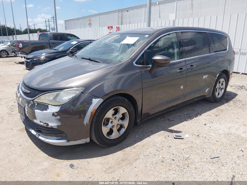 Vin: 2c4rc1cg5hr608627, lot: 46217797, chrysler pacifica lx 20172