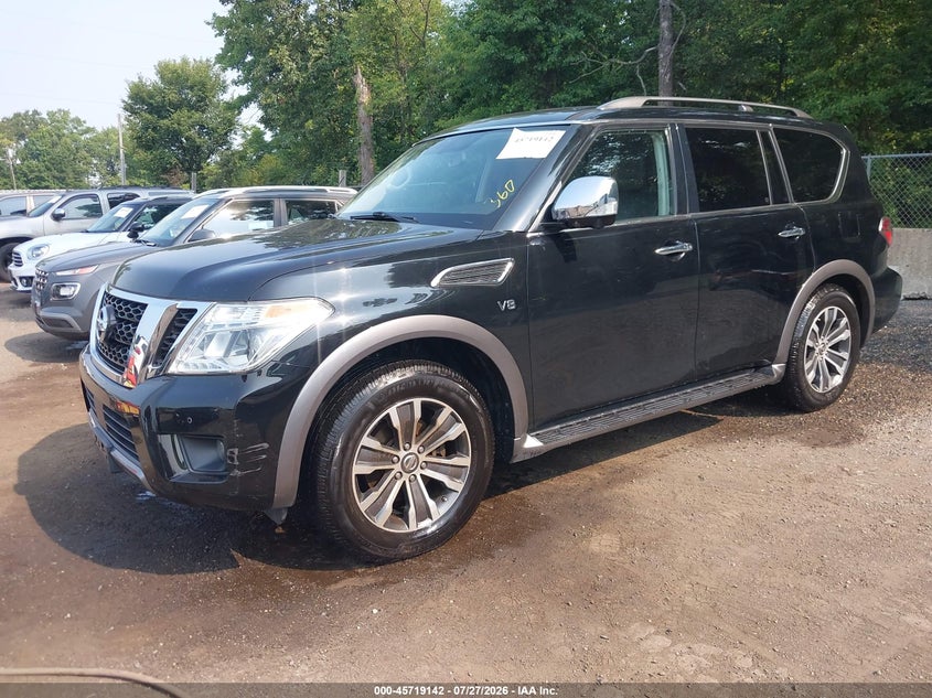 Vin: jn8ay2ncxk9581439, lot: 46217824, nissan armada sl 20192