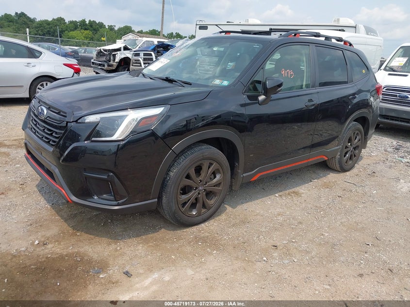 Vin: jf2skajc5ph462374, lot: 46217855, subaru forester sport 20232