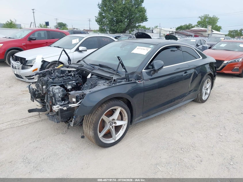 Vin: wausnaf50ja130565, lot: 46217856, audi a5 2.0t premium 20182