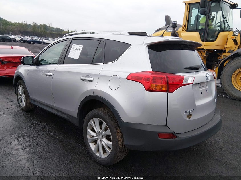 Vin: 2t3dfrev8fw238661, lot: 46217858, toyota rav4 limited 20153
