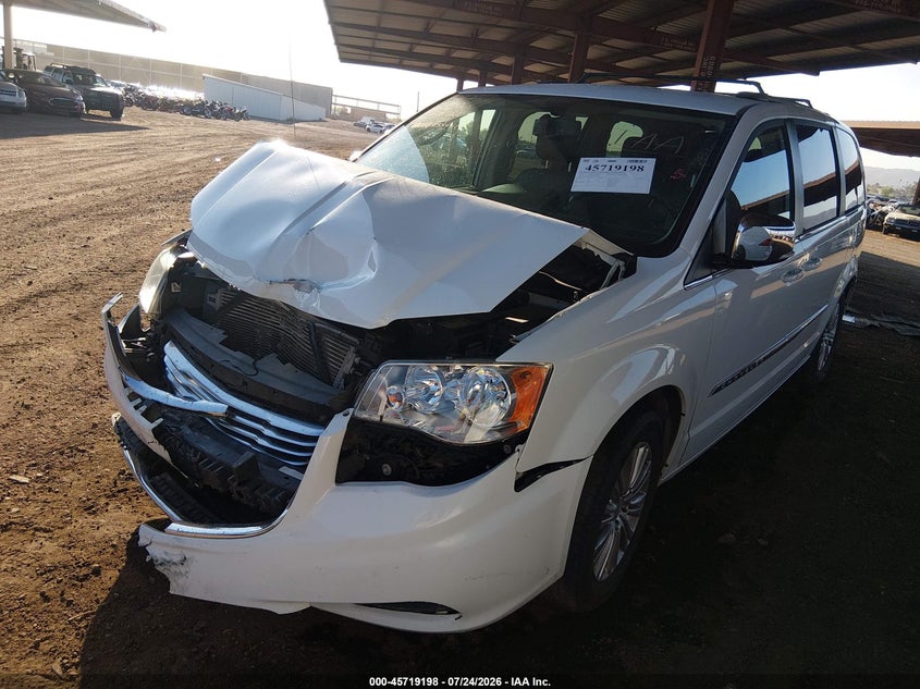Vin: 2c4rc1cg4fr608762, lot: 46217880, chrysler town & country touring-l 20152