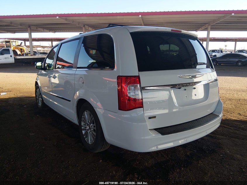 Vin: 2c4rc1cg4fr608762, lot: 46217880, chrysler town & country touring-l 20153