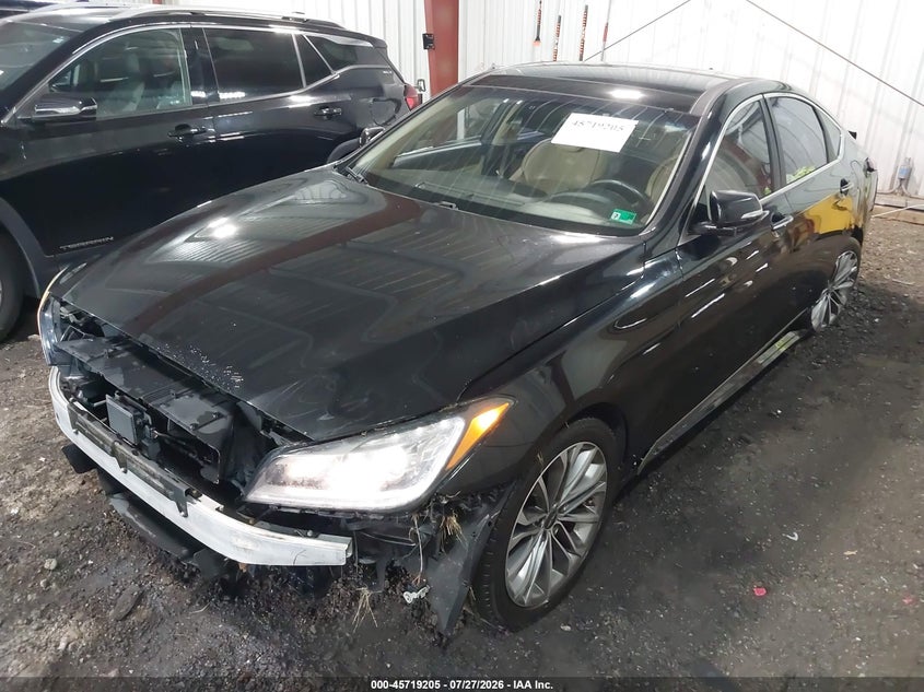 Vin: kmhgn4je2fu015260, lot: 46217887, hyundai genesis 3.8 20152