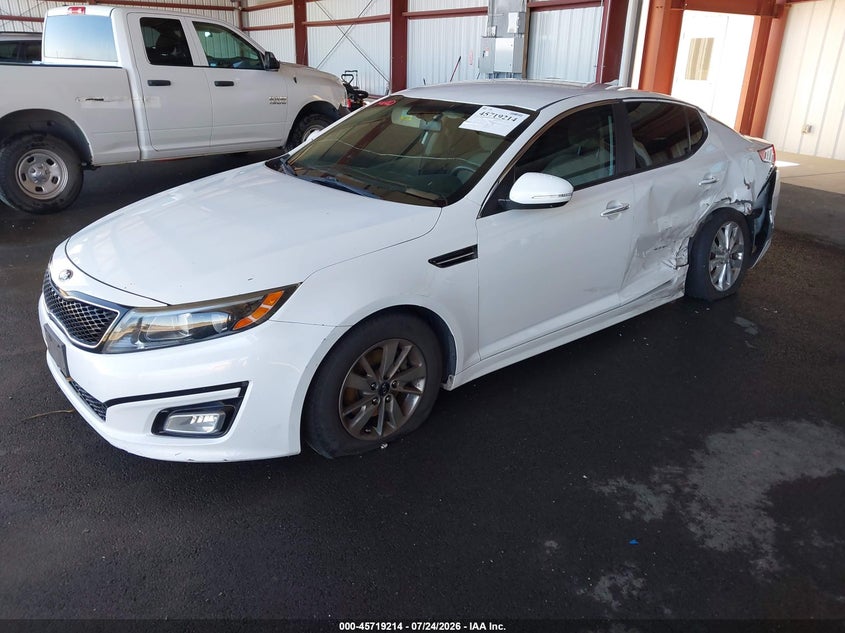Vin: 5xxgm4a77fg471897, lot: 46217896, kia optima lx 20152