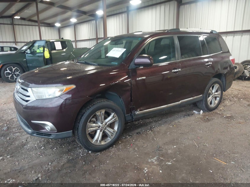 Vin: 5tdyk3eh3bs045950, lot: 46217905, toyota highlander limited v6 20112