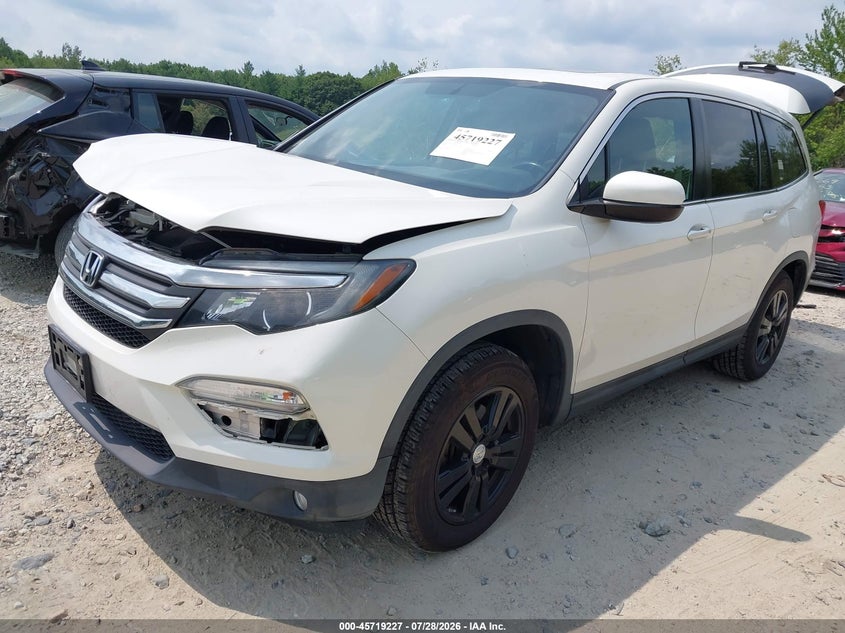 Vin: 5fnyf6h75hb031117, lot: 46217909, honda pilot ex-l 20172