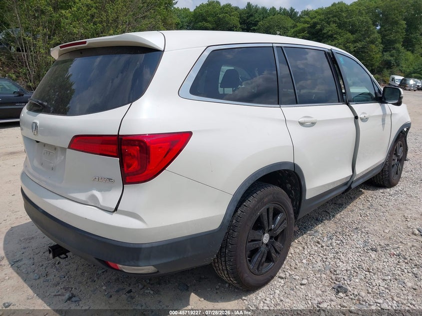 Vin: 5fnyf6h75hb031117, lot: 46217909, honda pilot ex-l 20174