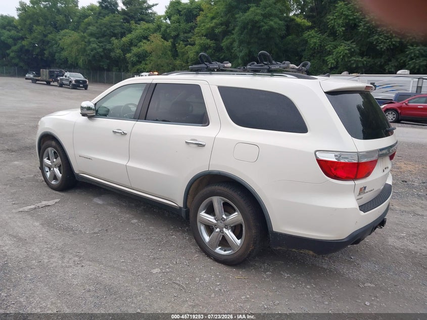 Vin: 1d4se5gt0bc725285, lot: 46217935, dodge durango citadel 20113