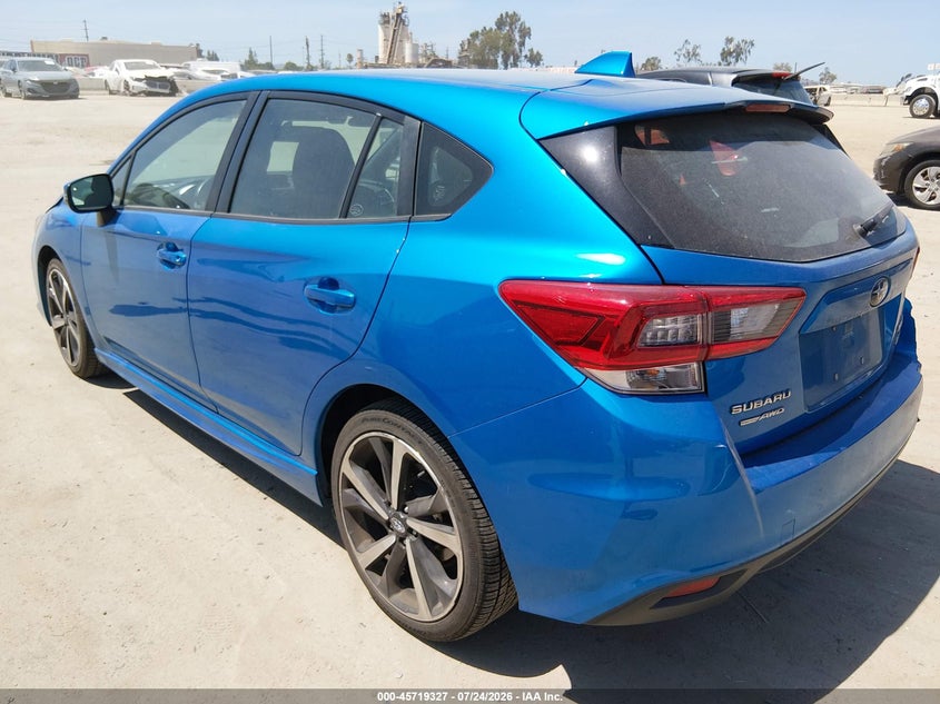 Vin: 4s3gtam63l3730210, lot: 46218009, subaru impreza sport 5-door 20203