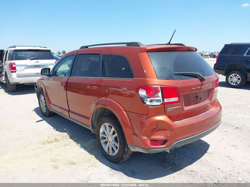 Vin: 3c4pddbg9dt549189, lot: 46218035, dodge journey sxt 20133