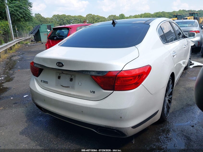 Vin: knalw4d48f6018510, lot: 46218046, kia k900 luxury 20154