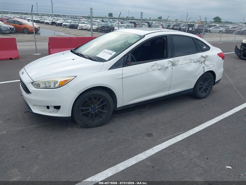Vin: 1fadp3f29fl205496, lot: 46218070, ford focus se 20152