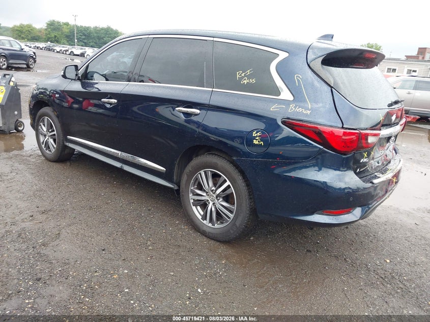 Vin: 5n1dl0mm6lc508509, lot: 46218103, infiniti qx60 luxe awd 20203