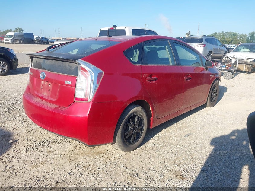 TOYOTA PRIUS 2013 VIN JTDKN3DU4D5640987