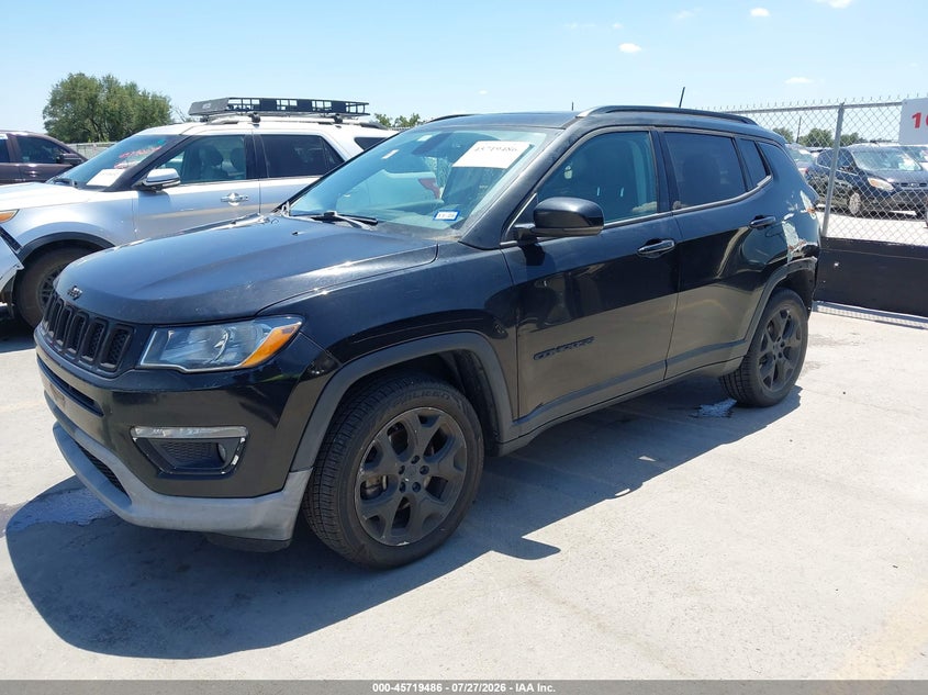 Vin: 3c4njdcb5kt596526, lot: 46218168, jeep compass limited 4x4 20192