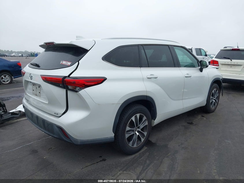 Vin: 5tdgzrah6ns119074, lot: 46218217, toyota highlander xle 20224