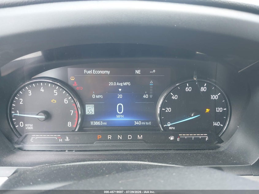 2020 FORD EXPLORER auction photo 7