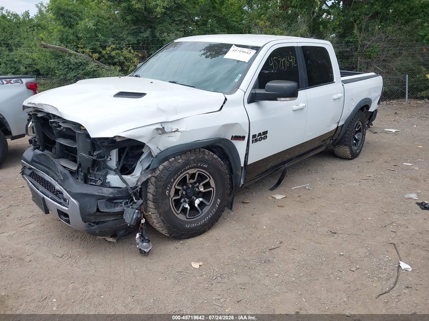 Vin: 1c6rr7yt4hs595172, lot: 46218324, ram 1500 rebel  4x4 5'7 box 20172