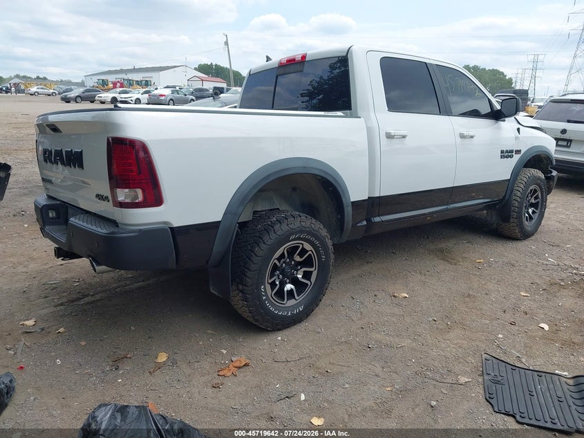 Vin: 1c6rr7yt4hs595172, lot: 46218324, ram 1500 rebel  4x4 5'7 box 20174