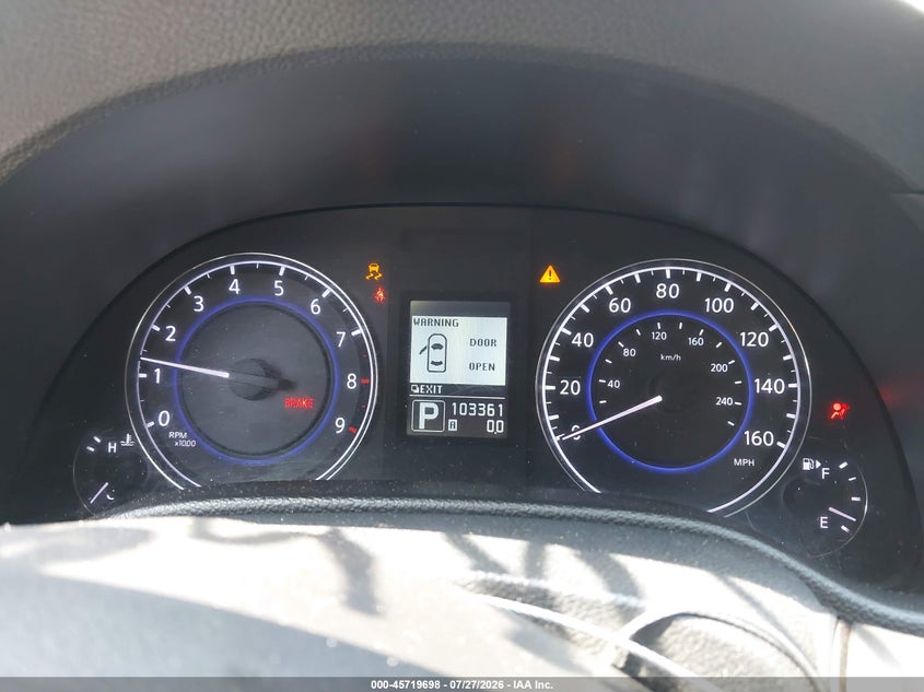 INFINITI G37X 2013 VIN JN1CV6AR2DM750371
