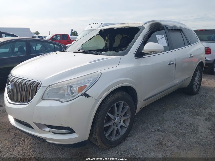 Vin: 5gakvbkd1ej234768, lot: 46218434, buick enclave leather 20142