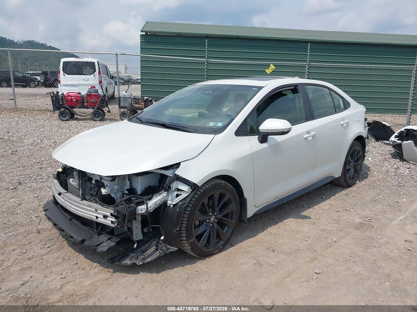 Vin: jtdbcmfe1pj014715, lot: 46218450, toyota corolla hybrid se 20232