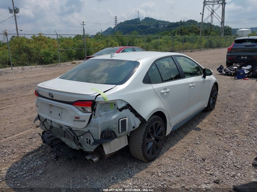 Vin: jtdbcmfe1pj014715, lot: 46218450, toyota corolla hybrid se 20234