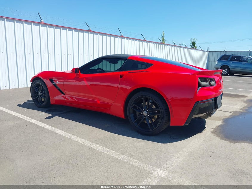Vin: 1g1yg2d70e5127822, lot: 46218471, chevrolet corvette stingray z51 20143