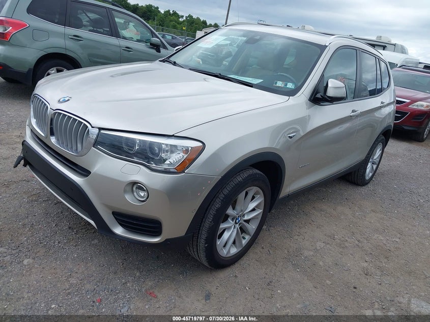 Vin: 5uxwx9c52g0d81377, lot: 46218479, bmw x3 xdrive28i 20162