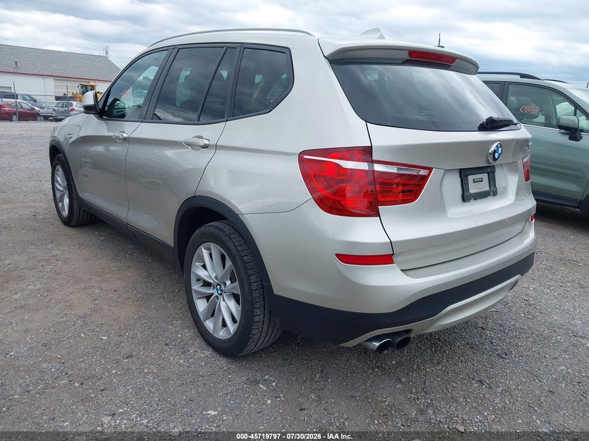 Vin: 5uxwx9c52g0d81377, lot: 46218479, bmw x3 xdrive28i 20163